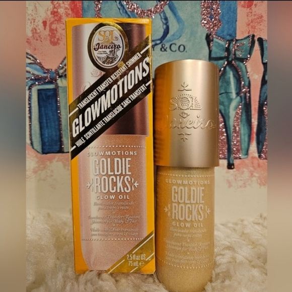 Sol de Janeiro Glowmotions Glow Oil Goldie Rocks NIB 2.5 Fl Oz 75 Ml - Picture 4 of 5